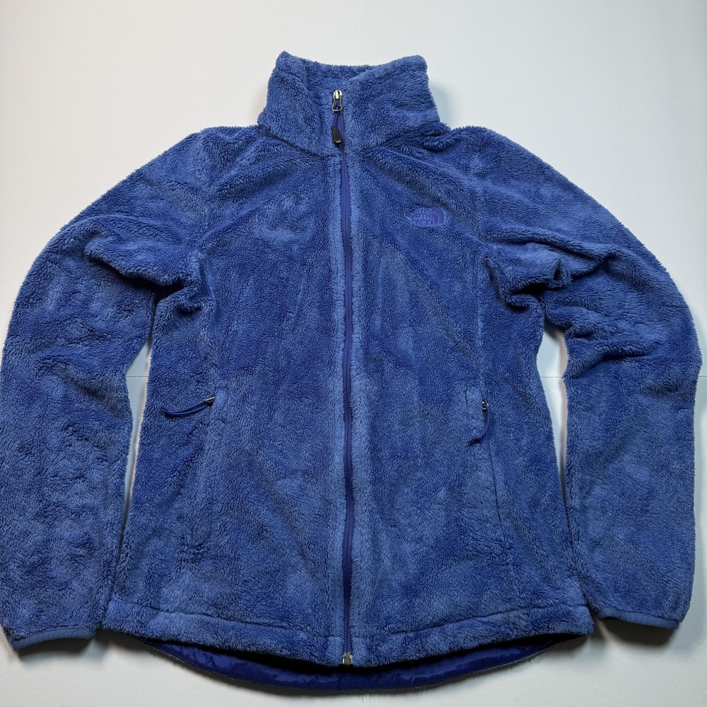 The North Face Jacket Womens XS Blue Osito 2 High Pile Fleece Full Zip C782